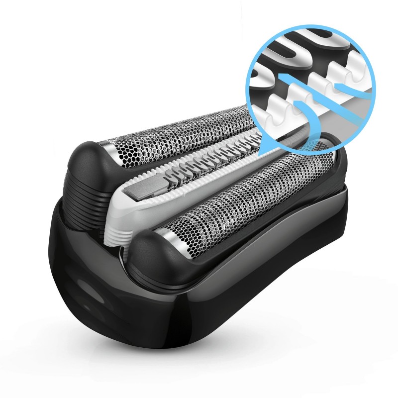 Braun Series 3 3040s Máquina de afeitar de láminas Recortadora Negro, Azul