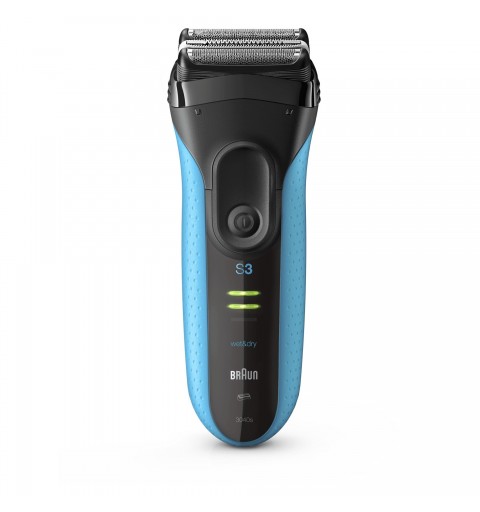 Braun Series 3 3040s Máquina de afeitar de láminas Recortadora Negro, Azul