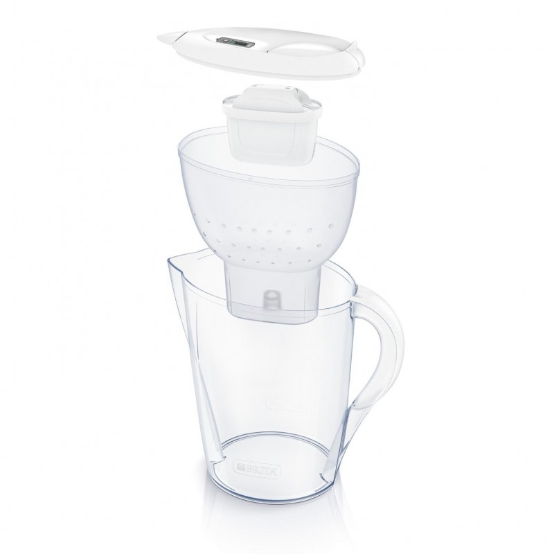 Brita Marella Filtre pompée à eau manuelle 2,4 L Blanc