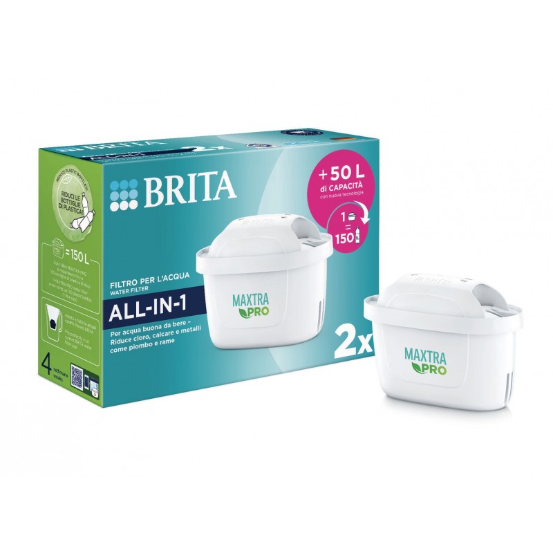 BRITA Maxtra Pro All-In-1 Water Filter Cartridge, Pack of 3