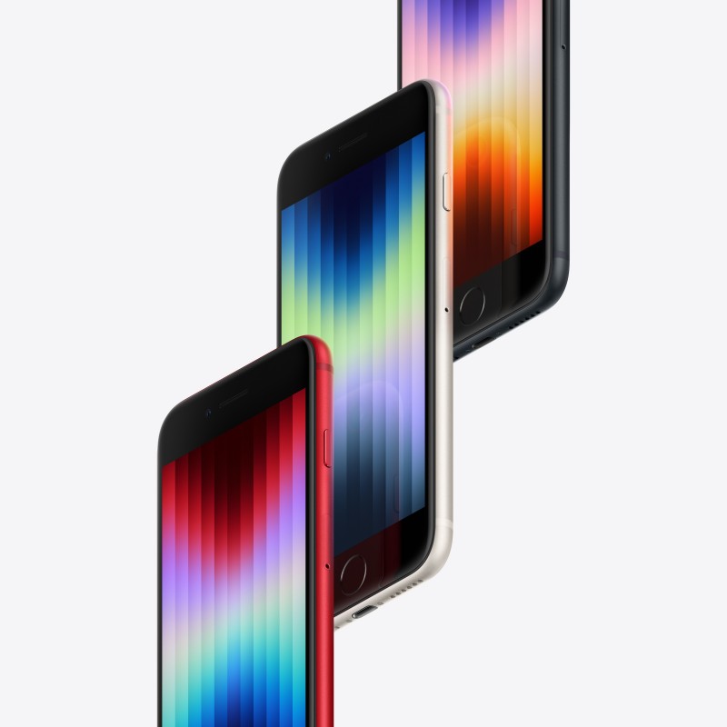 Apple iPhone SE 11,9 cm (4.7") Double SIM iOS 15 5G 128 Go Rouge