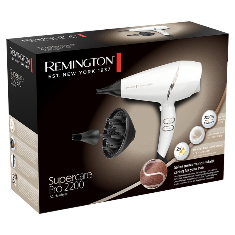 Remington Supercare Pro 2200 AC 2200 W Negro, Blanco