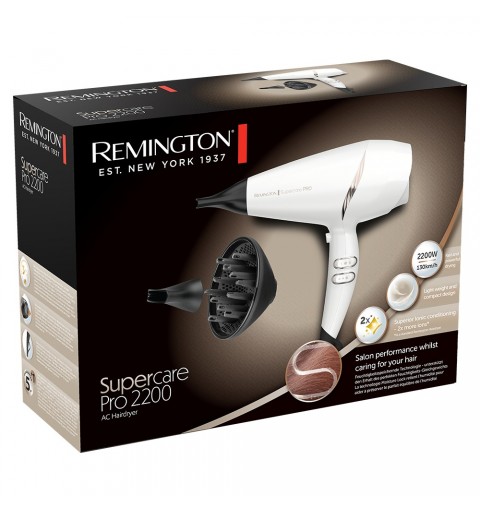 Remington Supercare Pro 2200 AC 2200 W Nero, Bianco