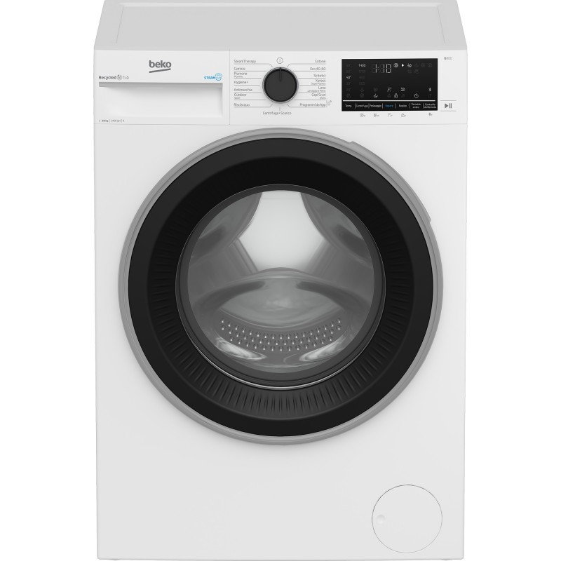 Beko BWT3104S Waschmaschine Frontlader 10 kg 1400 RPM A Schwarz, Weiß