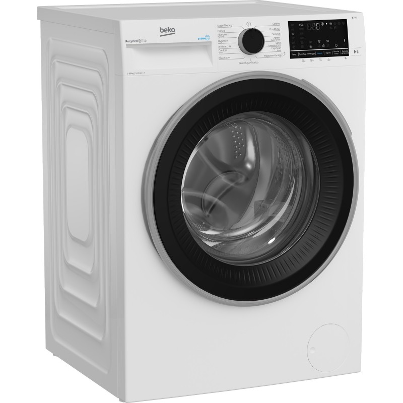 Beko BWT3104S machine à laver Charge avant 10 kg 1400 tr min A Noir, Blanc