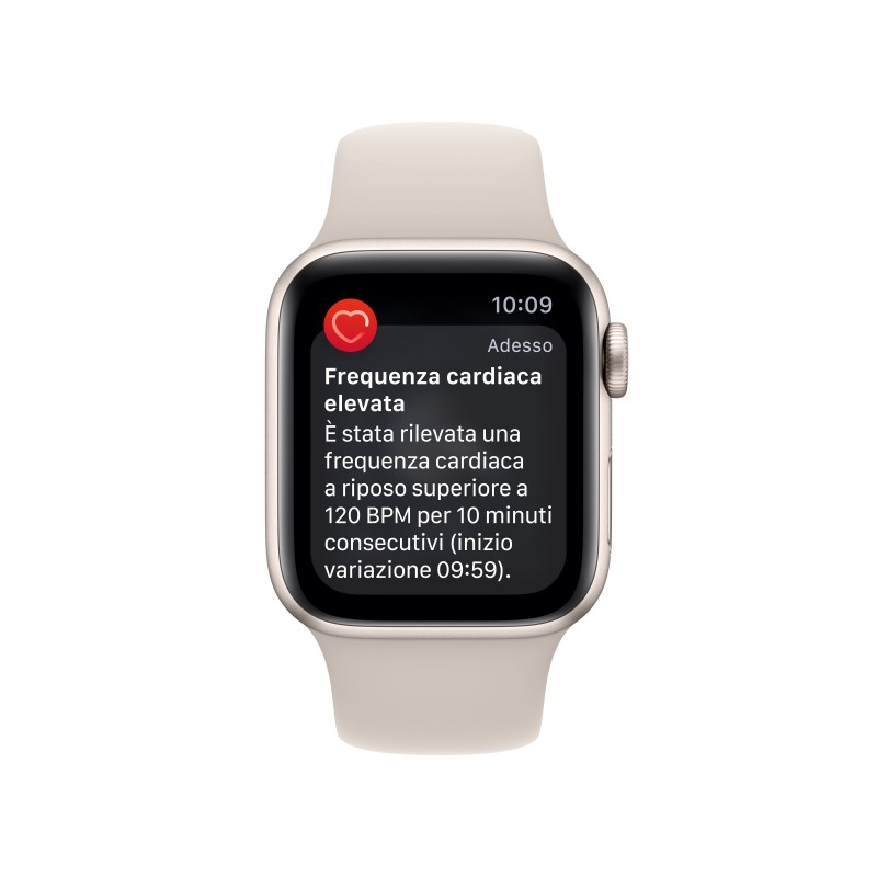 Apple Watch SE GPS + Cellular 40mm Cassa in Alluminio color Galassia con Cinturino Sport Band Galassia - Regular