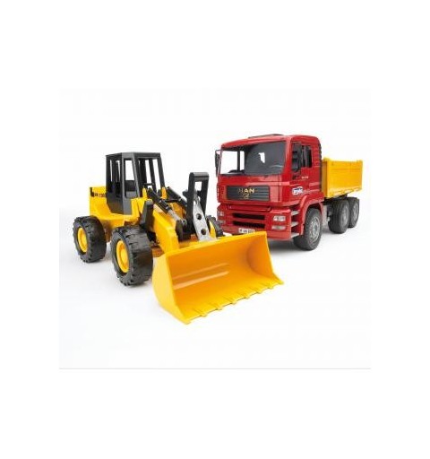 BRUDER Construction truck with articulated road loader