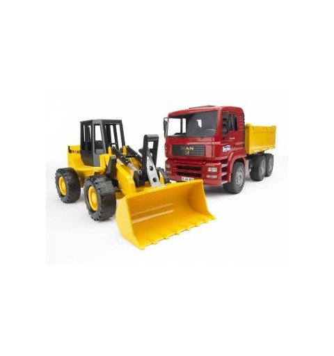 BRUDER Construction truck with articulated road loader