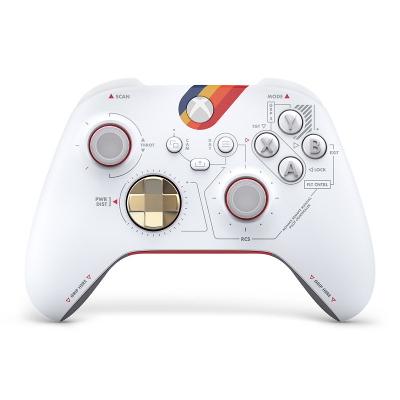 Microsoft QAU-00108 accessoire de jeux vidéo Blanc Bluetooth USB Manette de jeu Analogique Numérique Android, PC, Xbox One,