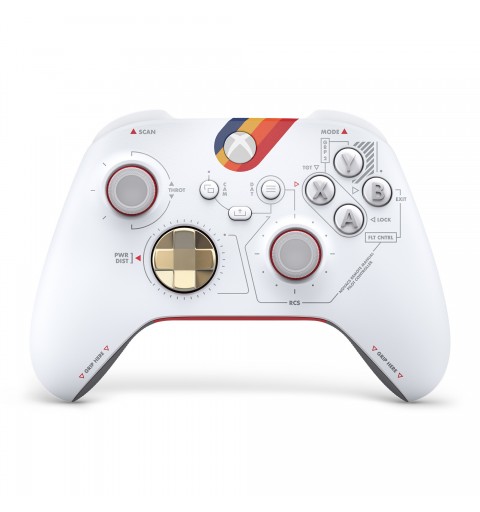 Microsoft QAU-00108 accessoire de jeux vidéo Blanc Bluetooth USB Manette de jeu Analogique Numérique Android, PC, Xbox One,