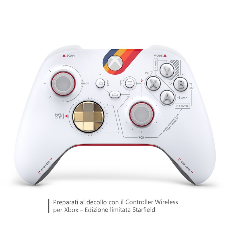 Microsoft QAU-00108 mando y volante Blanco Bluetooth USB Gamepad Analógico Digital Android, PC, Xbox One, Xbox Series S, Xbox