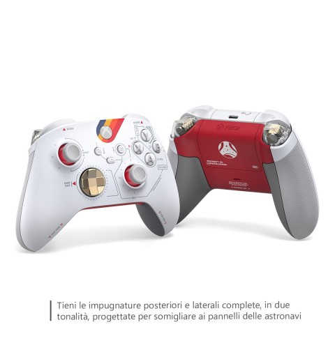 Microsoft QAU-00108 Gaming-Controller Weiß Bluetooth USB Gamepad Analog Digital Android, PC, Xbox One, Xbox Series S, Xbox