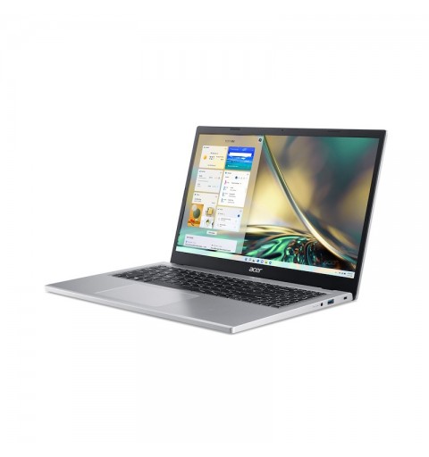 Acer Aspire 3 A315-510P-318V i3-N305 Ordinateur portable 39,6 cm (15.6") Full HD Intel® Core™ i3 8 Go DDR5-SDRAM 256 Go SSD