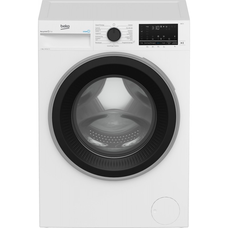 Beko BWU394S washing machine Front-load 9 kg 1400 RPM A White