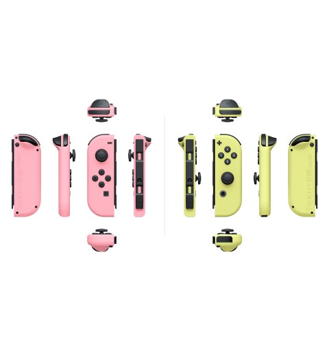 Nintendo Switch - Set da due Joy-Con Rosa Pastello Giallo pastello