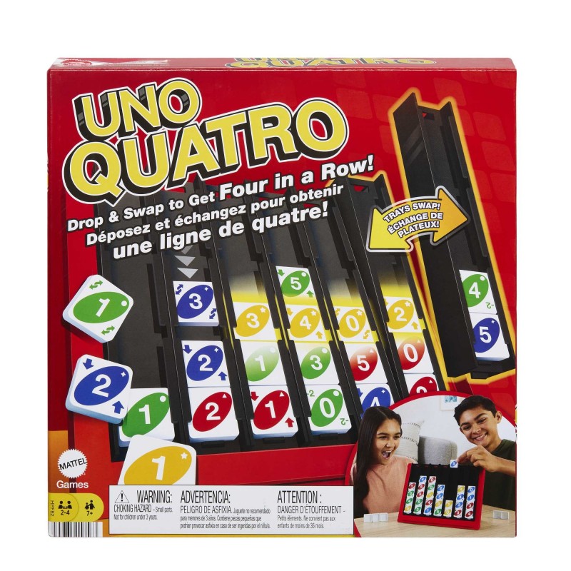 Games UNO Quatro Jeu de cartes Dépouillement