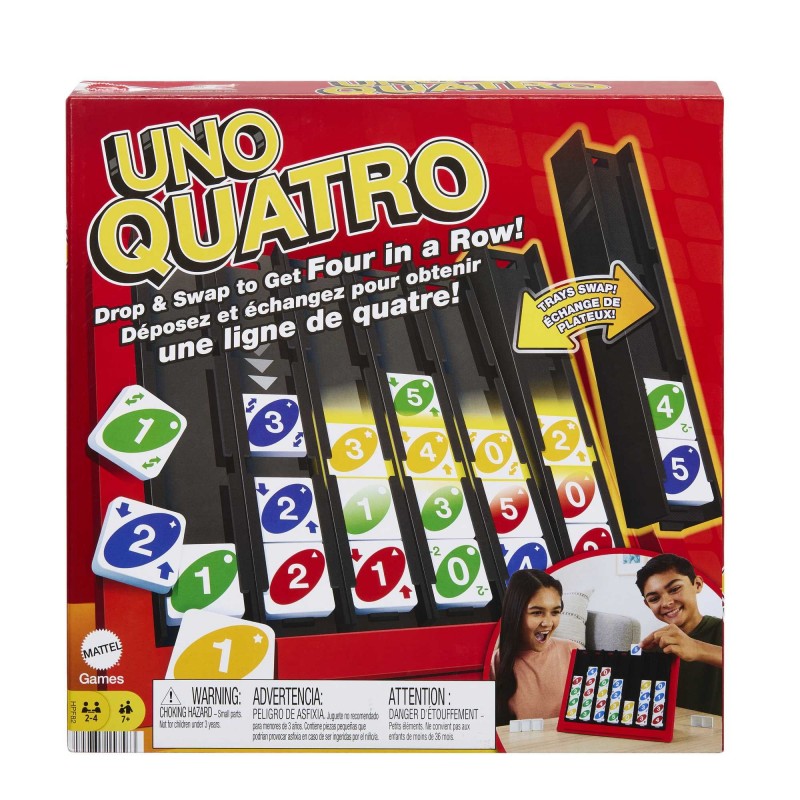 Games UNO Quatro Card Game Shedding
