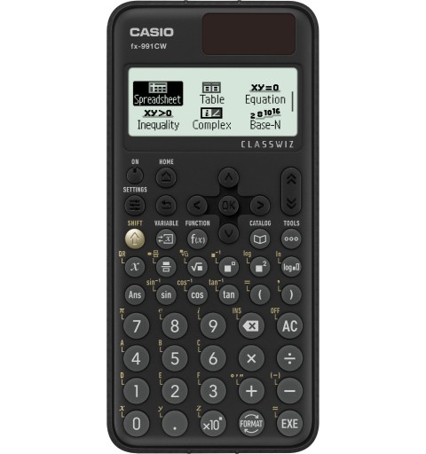 Casio FX-991CW calcolatrice Tasca Calcolatrice scientifica Nero