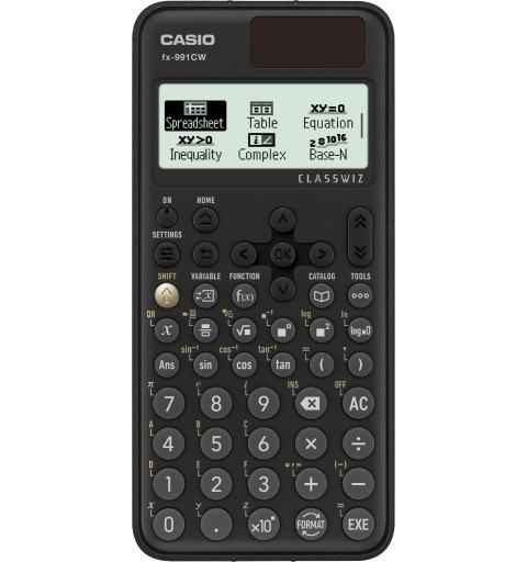 Casio FX-991CW calculatrice Poche Calculatrice scientifique Noir
