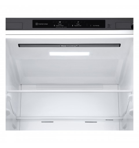 LG GBP62PZNAC.APZQEUR Kühl- und Gefrierkombination Freistehend 384 l A Edelstahl