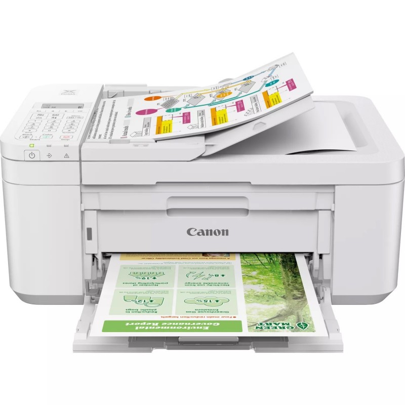 Canon PIXMA TR4751i WLAN-Farb-Multifunktionssystem Fotodrucker, Weiß