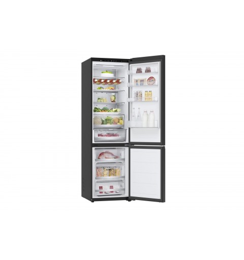 LG GBB72BM9DQ fridge-freezer Freestanding 387 L D Black