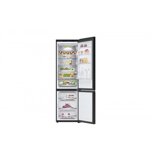 LG GBB72BM9DQ fridge-freezer Freestanding 387 L D Black