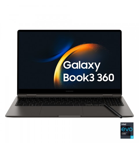 Samsung Galaxy Book3 360 NP750QFG-KA2IT notebook i5-1340P Hybrid (2-in-1) 39.6 cm (15.6") Touchscreen Full HD Intel® Core™ i5 8