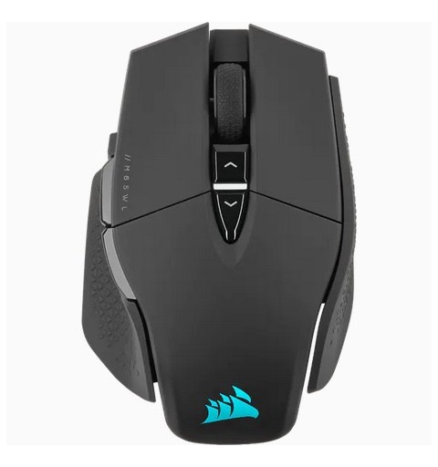 Corsair M65 RGB ULTRA WIRELESS mouse Mano destra RF Wireless + Bluetooth + USB Type-A Ottico 26000 DPI