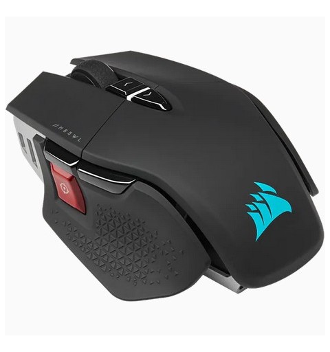 Corsair M65 RGB ULTRA WIRELESS mouse Mano destra RF Wireless + Bluetooth + USB Type-A Ottico 26000 DPI