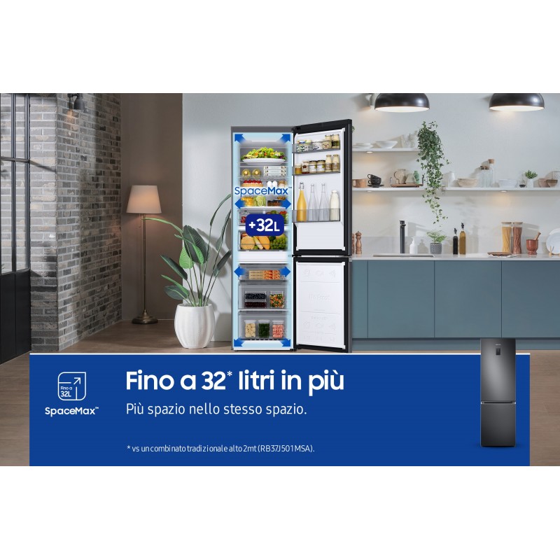 Samsung Frigorifero Combinato EcoFlex 1.85m 344L RB34C775CB1