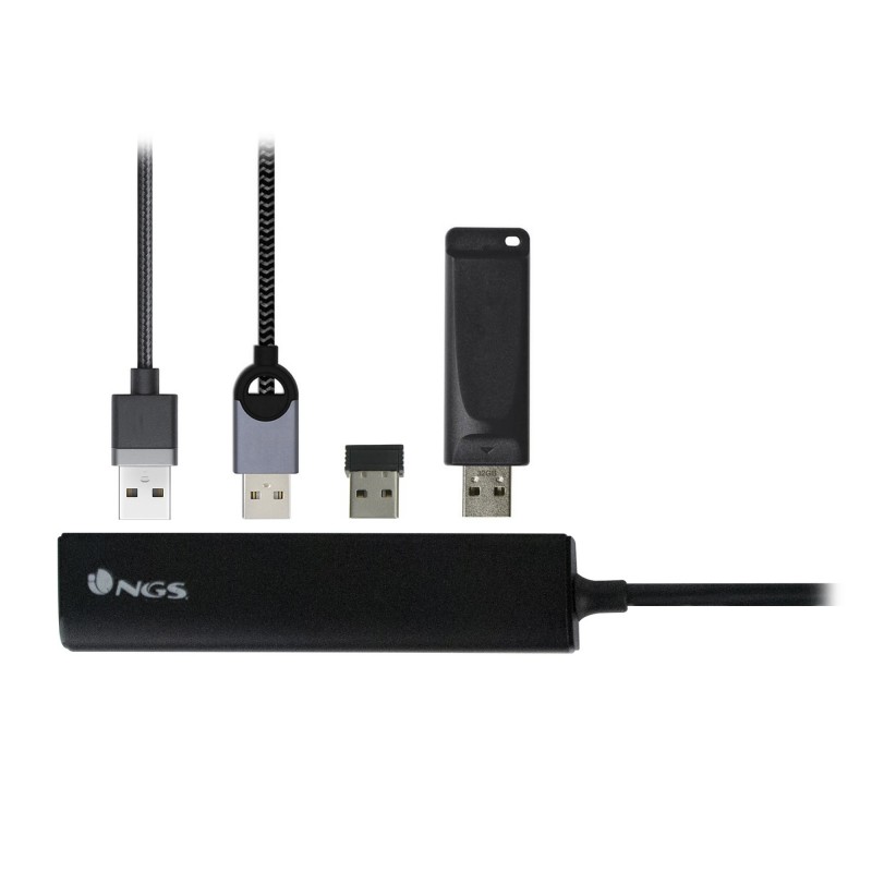 NGS WONDERHUB4 USB 2.0 Type-C 480 Mbit s Nero