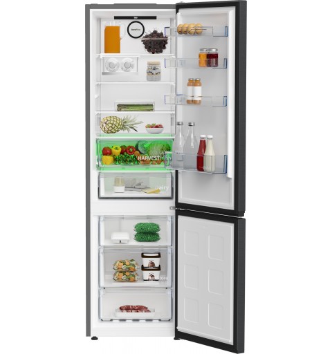 Beko B7RCNE407HXBR frigorifero con congelatore Libera installazione 355 L B Nero, Acciaio inossidabile