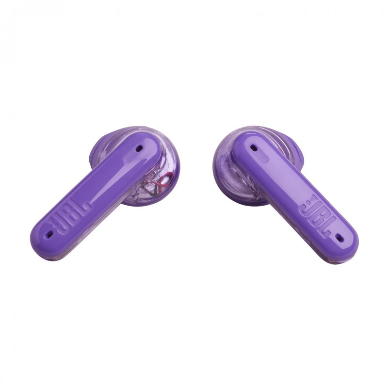 JBL Tune Flex Ghost Edition Headset True Wireless Stereo (TWS) In-ear Calls Music Bluetooth Purple, Translucent