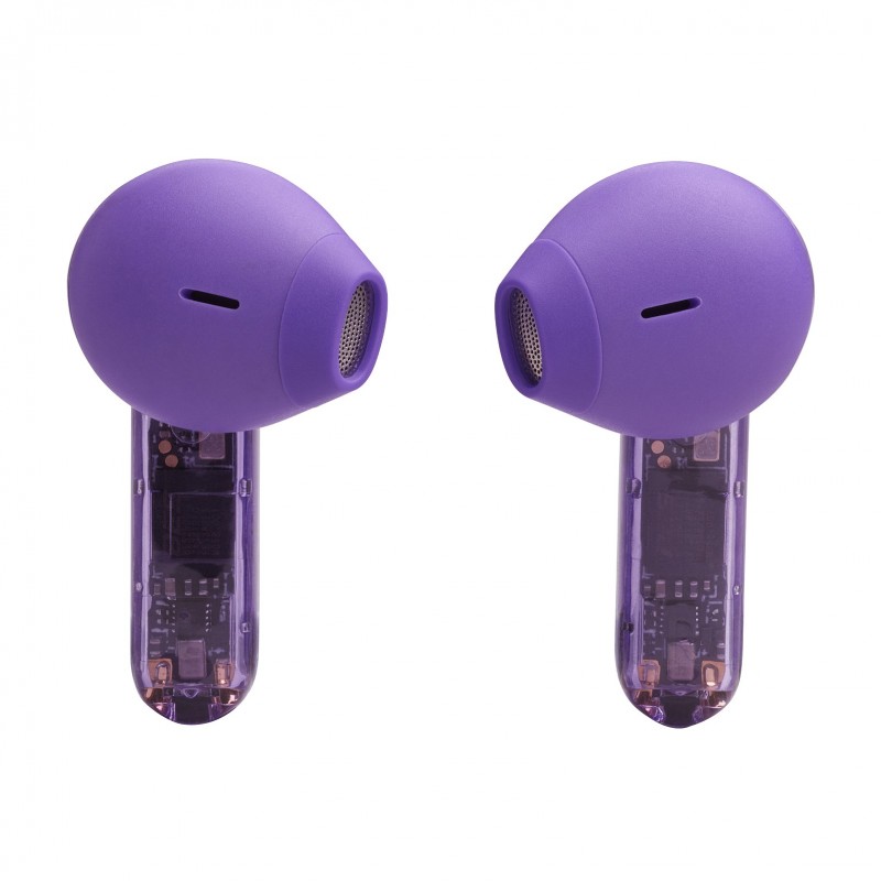 JBL Tune Flex Ghost Edition Headset True Wireless Stereo (TWS) In-ear Calls Music Bluetooth Purple, Translucent