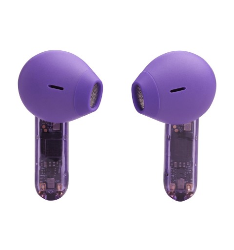 JBL Tune Flex Ghost Edition Headset True Wireless Stereo (TWS) In-ear Calls Music Bluetooth Purple, Translucent