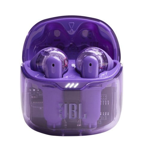 JBL Tune Flex Ghost Edition Headset True Wireless Stereo (TWS) In-ear Calls Music Bluetooth Purple, Translucent