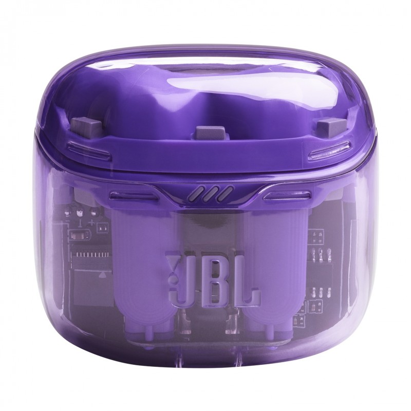 JBL Tune Flex Ghost Edition Headset True Wireless Stereo (TWS) In-ear Calls Music Bluetooth Purple, Translucent