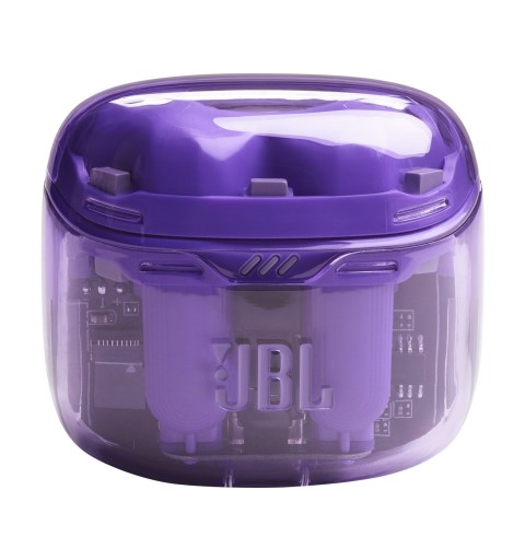 JBL Tune Flex Ghost Edition Headset True Wireless Stereo (TWS) In-ear Calls Music Bluetooth Purple, Translucent
