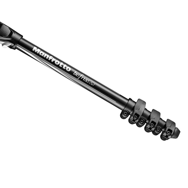 Manfrotto Befree 2N1 tripode Digitales cámaras de película 3 pata(s) Negro, Plata