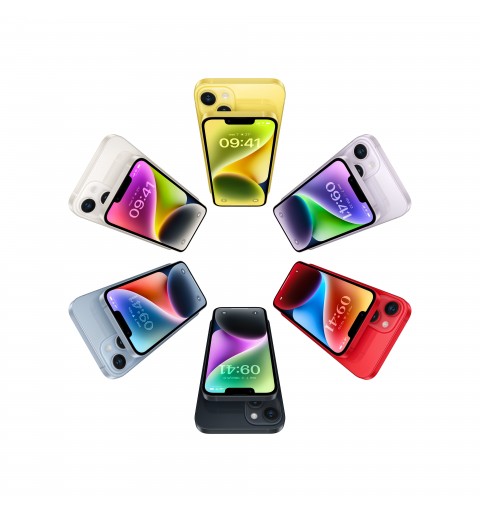 Apple iPhone 14 15,5 cm (6.1") Double SIM iOS 16 5G 128 Go Jaune