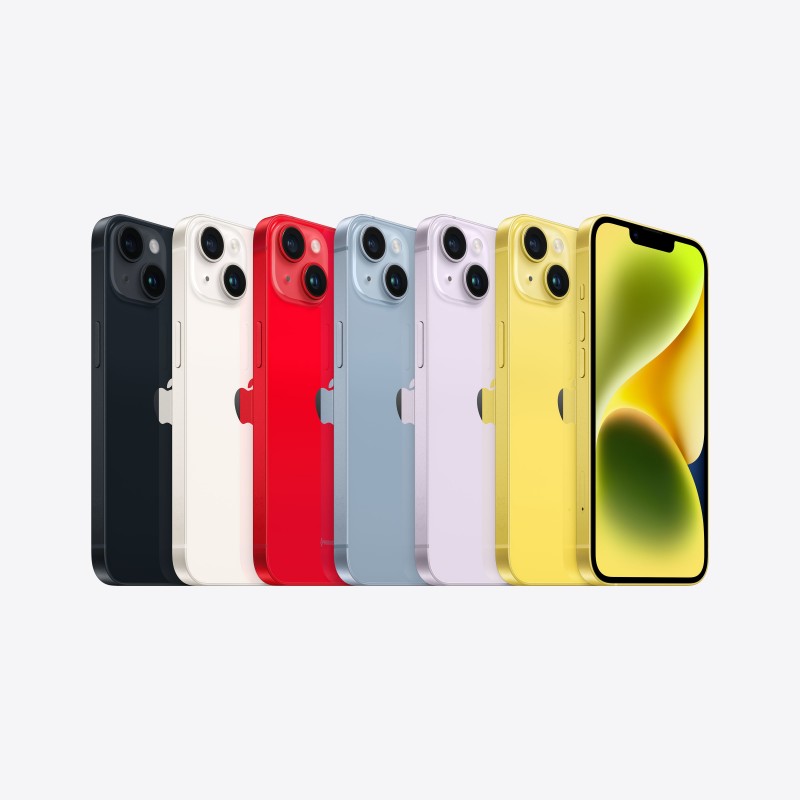 Apple iPhone 14 15,5 cm (6.1") SIM doble iOS 16 5G 128 GB Amarillo
