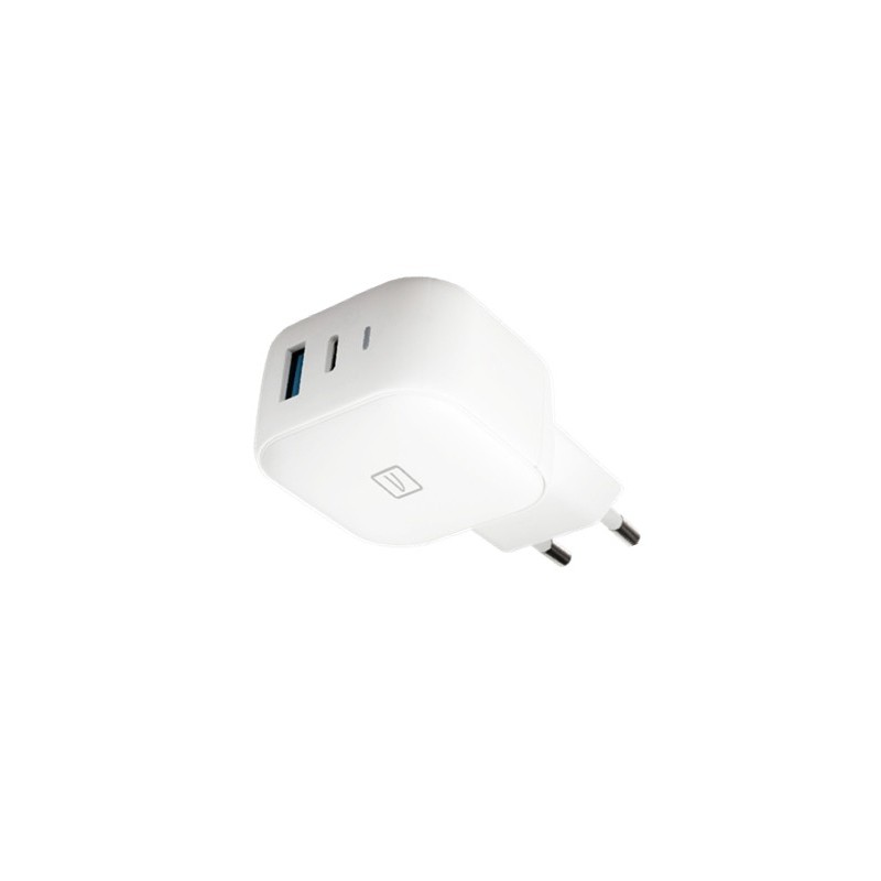 Tucano MA-GAN38-EU-W mobile device charger Universal White AC Fast charging Indoor