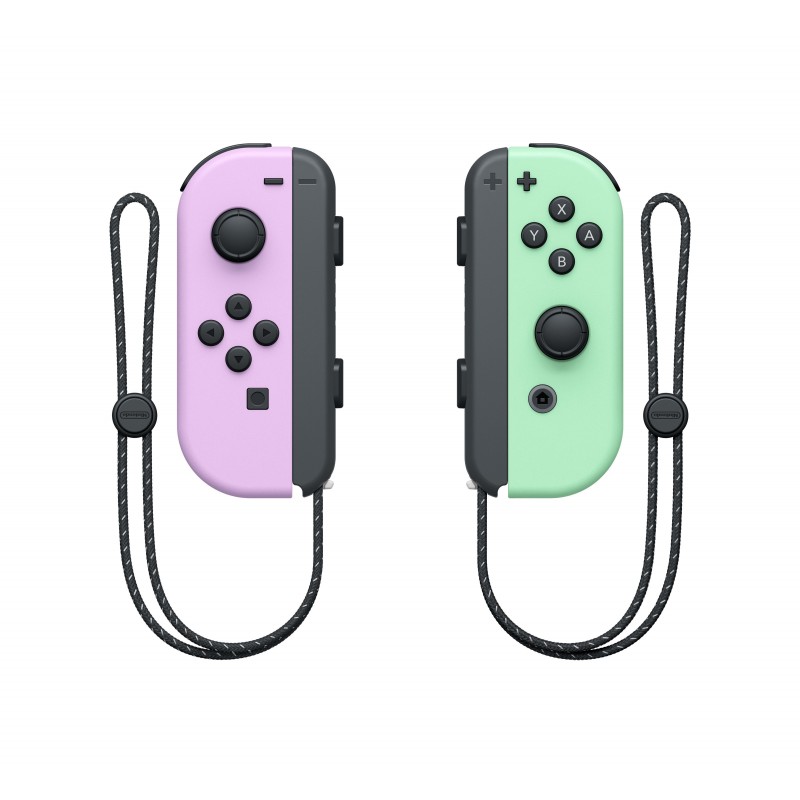 Nintendo Switch - Set da due Joy-Con Viola Pastello Verde pastello