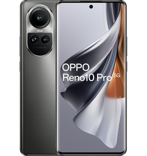 OPPO Reno 10 Pro 5G 17 cm (6.7") Double SIM Android 13 USB Type-C 12 Go 256 Go 4600 mAh Gris, Argent