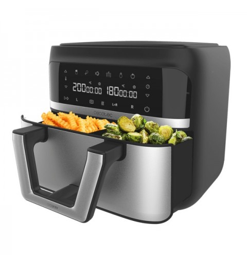 Cecotec Cecofry Dual 9000 Single 9 L Stand-alone 2850 W Hot air fryer Black, Stainless steel