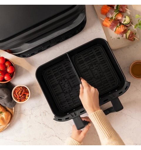 Cecotec Cecofry Dual 9000 Single 9 L Stand-alone 2850 W Hot air fryer Black, Stainless steel