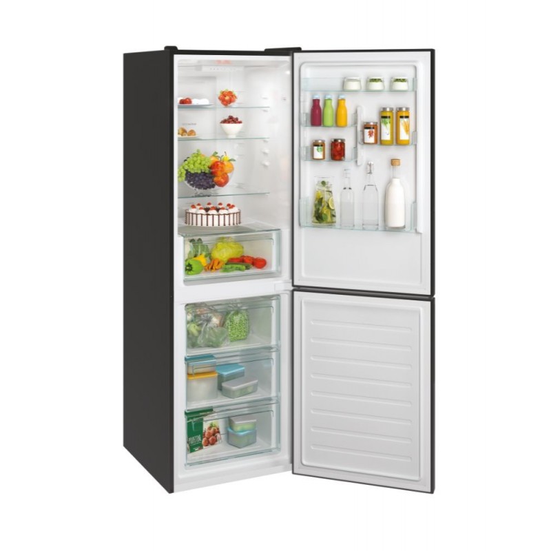 Candy Fresco CCE3T618EB fridge-freezer Freestanding 341 L E Black