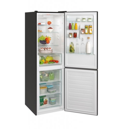 Candy Fresco CCE3T618EB fridge-freezer Freestanding 341 L E Black