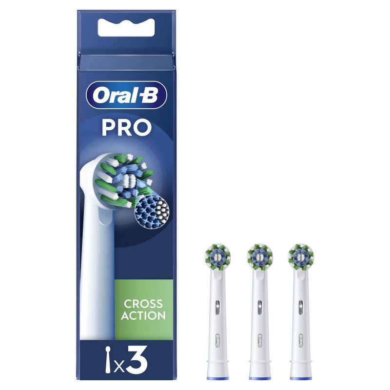 Oral-B Pro Cross Action 3 pièce(s) Blanc